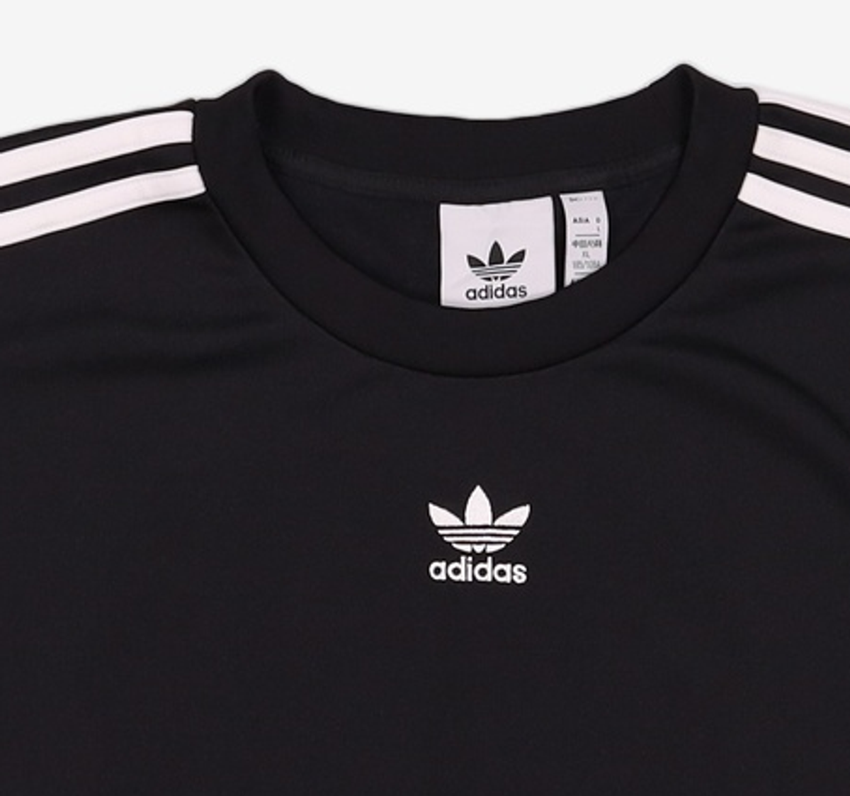 아디다스(ADIDAS) 커트라인 크루 스웨트셔츠 - 블랙 / HN6117 XL