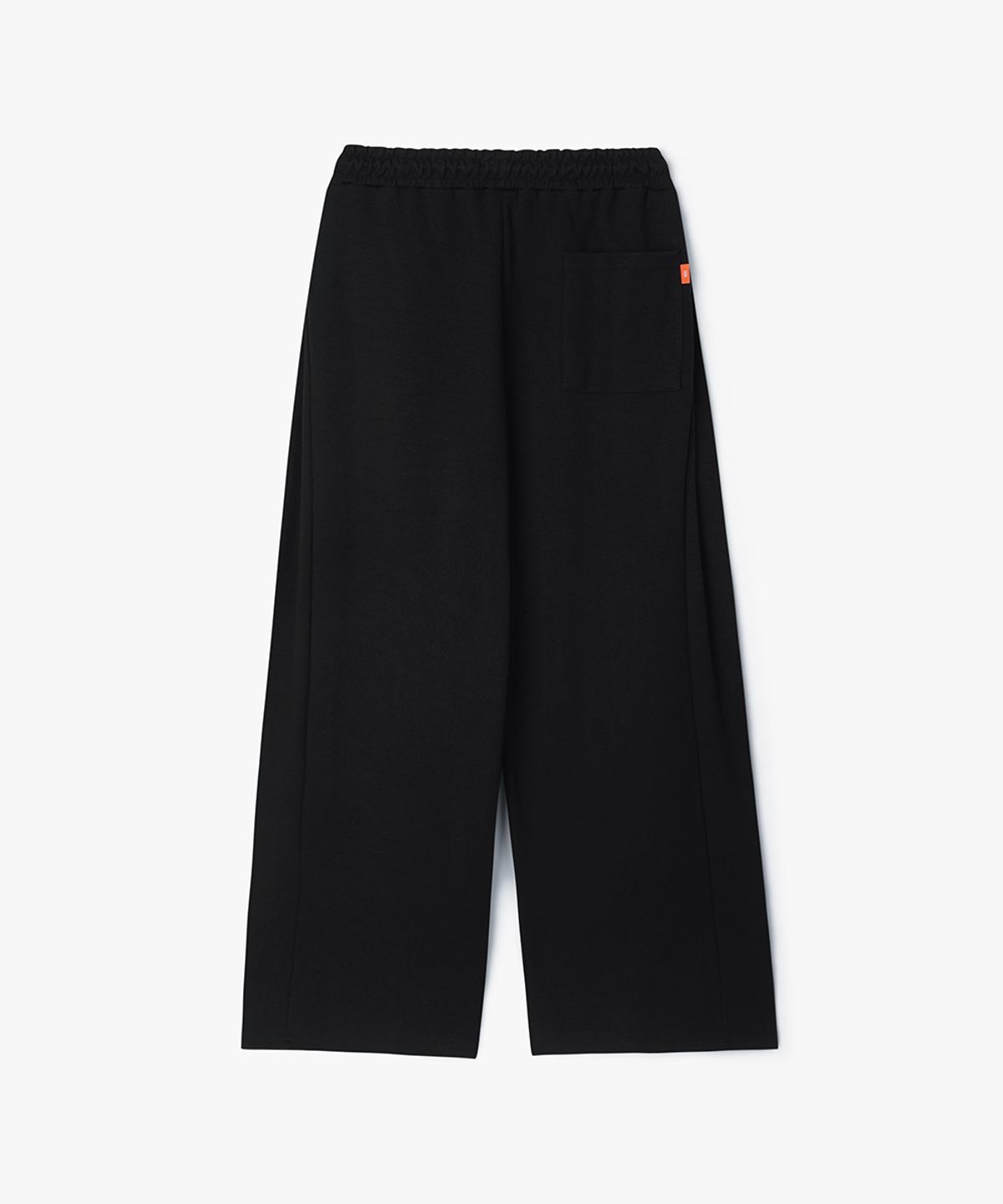 퍼프퍼프뎁트(PUFF PUFF DEPT) 3Pleats Wide Sweat Pants BLACK