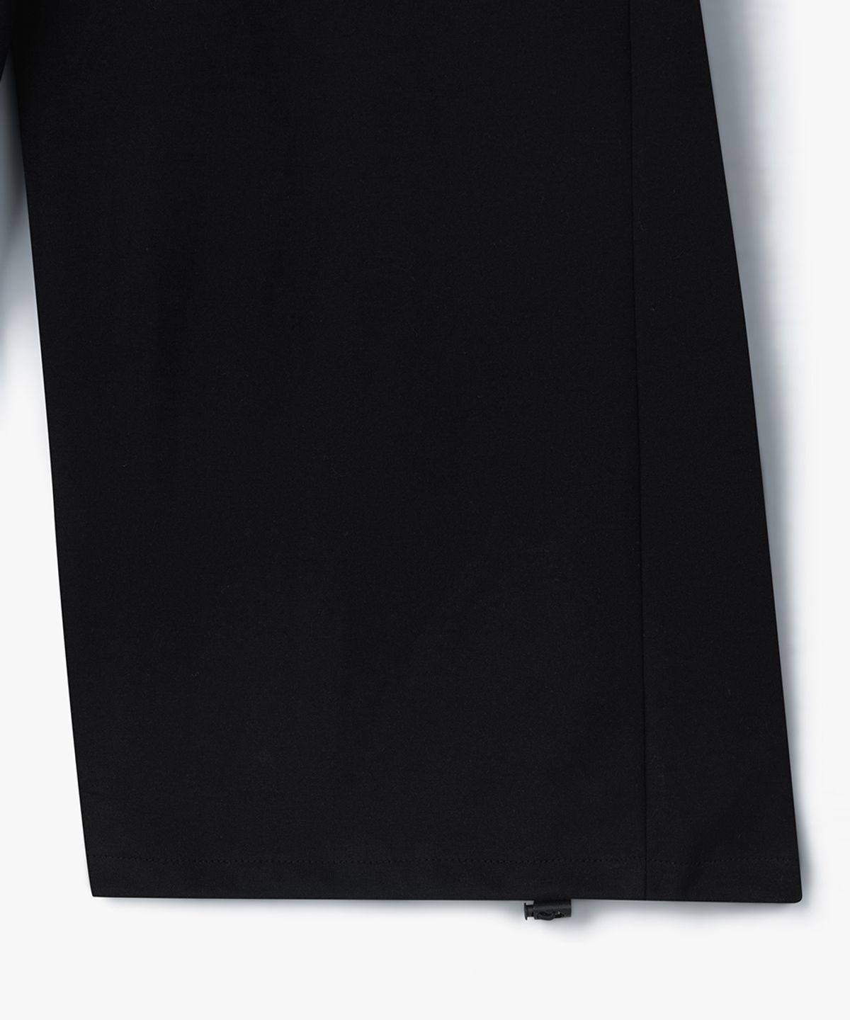 퍼프퍼프뎁트(PUFF PUFF DEPT) Side Pleats Wide String Sweat Pants BLACK