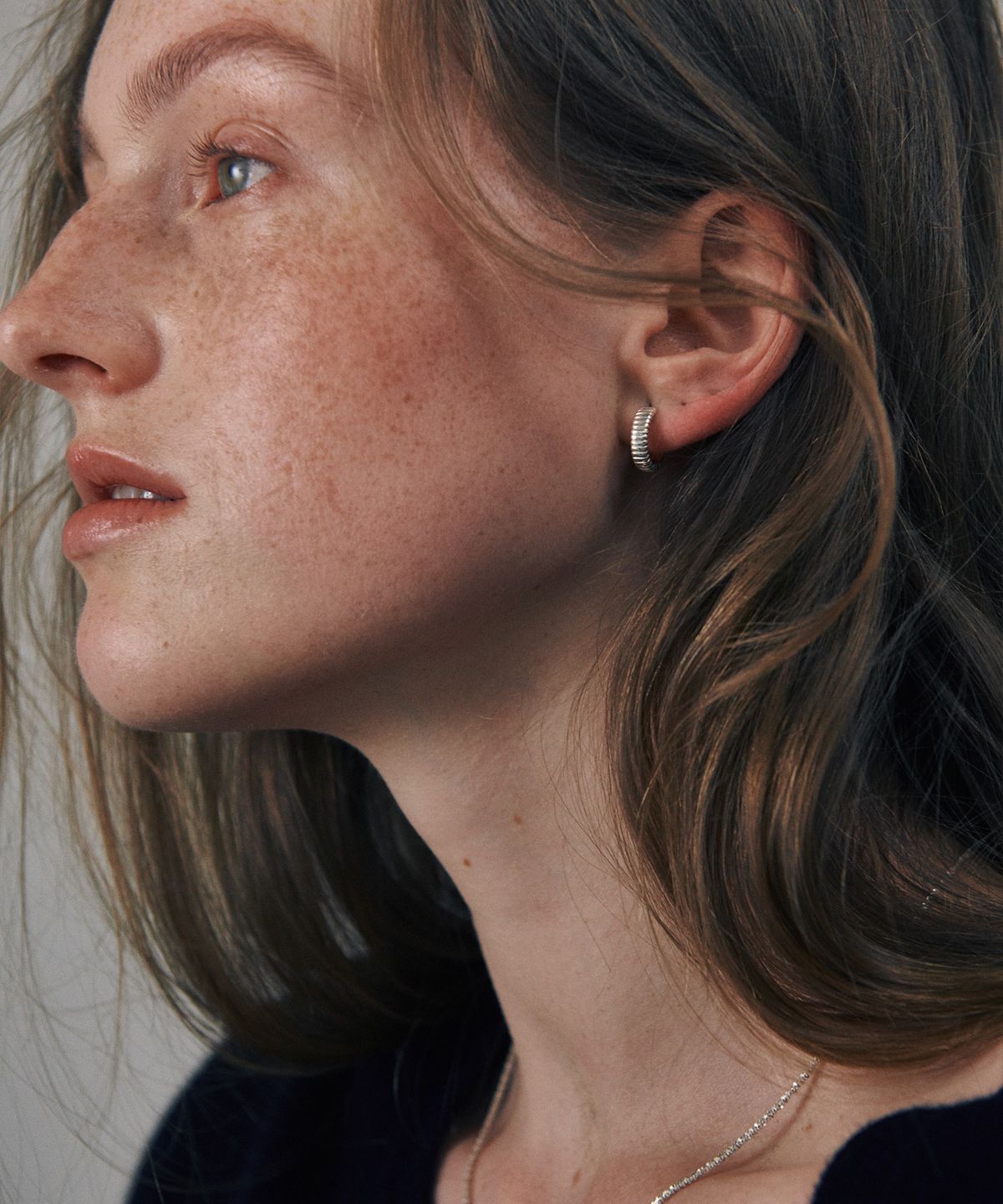 베흐트(VERTE) [925 silver] Deux.silver.230 / epais tier earring