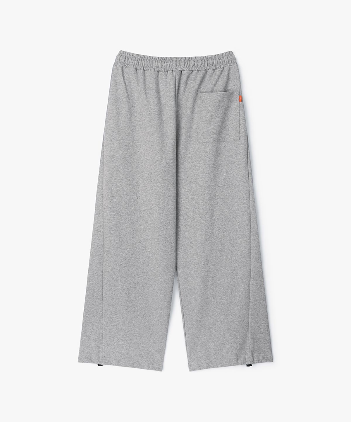 퍼프퍼프뎁트(PUFF PUFF DEPT) Side Pleats Wide String Sweat Pants GREY