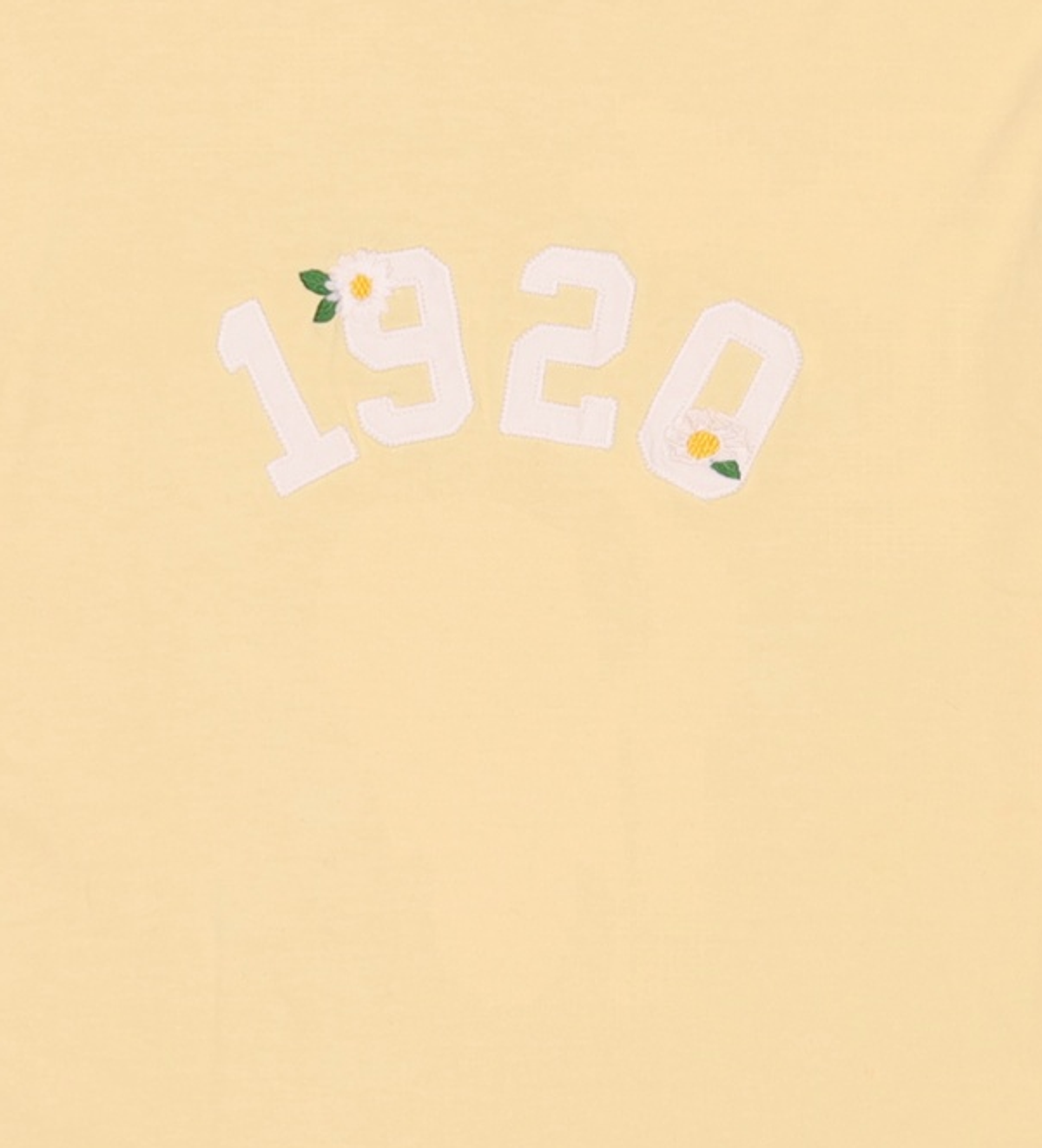 후아유(WHO.A.U) 플라워 패치 반팔티 WHRAB2332F S