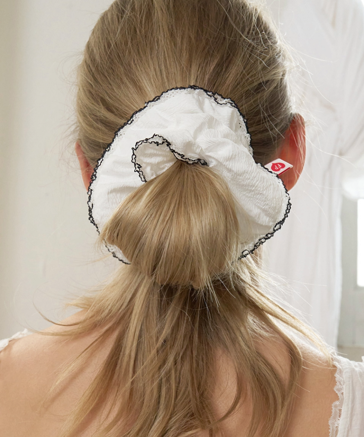 판타스틱 플래닛(FANTASTIC PLANET) drawing edge scrunchie (2colors)