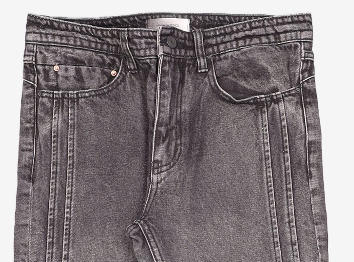 메종미네드(MAISON MINED) SIDE LAYERED DENIM TROUSERS 46