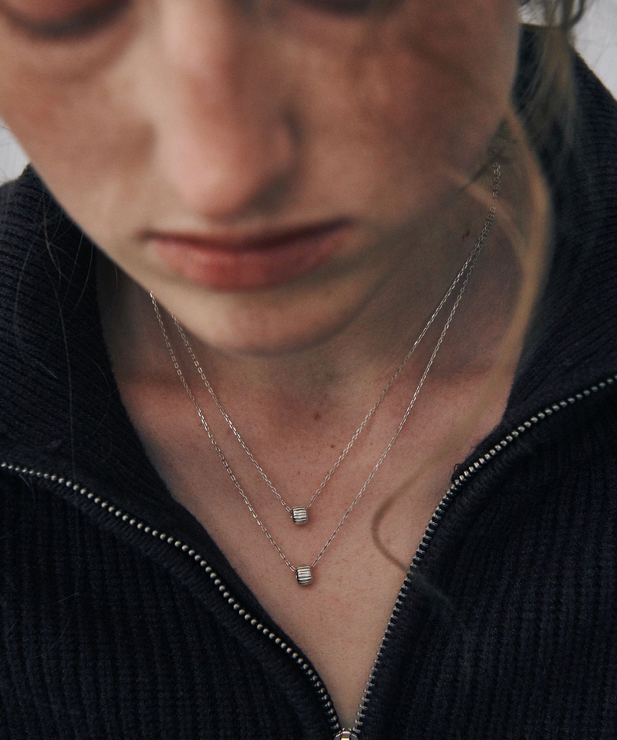 베흐트(VERTE) [925 silver] Un.silver.215 / tier necklace