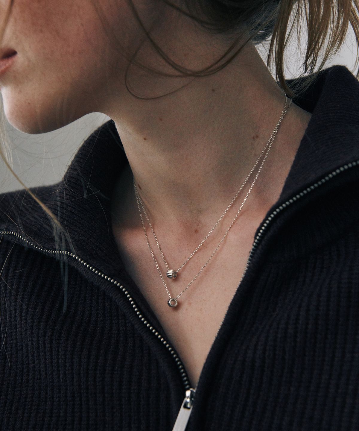 베흐트(VERTE) [925 silver] Un.silver.215 / tier necklace
