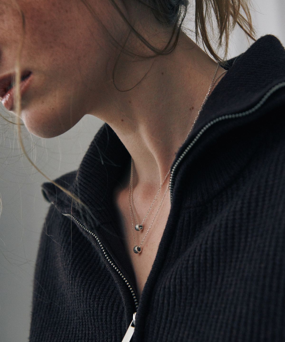 베흐트(VERTE) [925 silver] Un.silver.215 / tier necklace