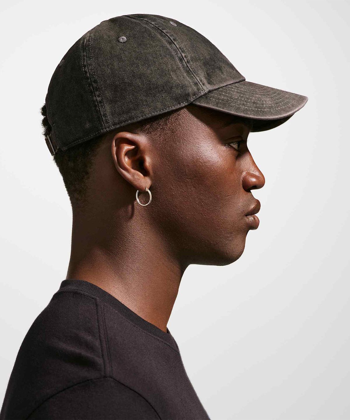 나이키(NIKE) 클럽 언스트럭처 데님 캡 - 앤트러사이트:화이트 / HF0383-060