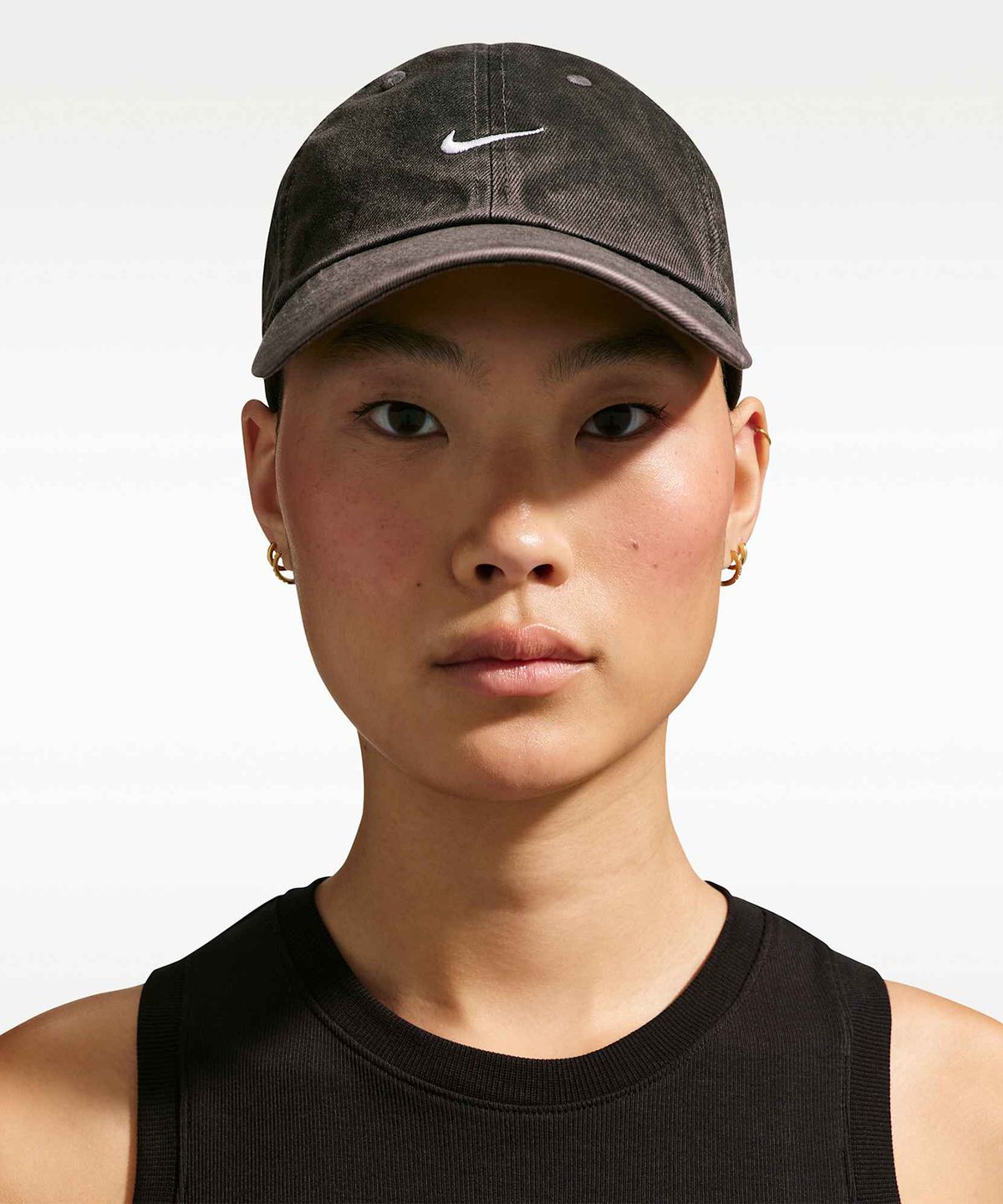 나이키(NIKE) 클럽 언스트럭처 데님 캡 - 앤트러사이트:화이트 / HF0383-060
