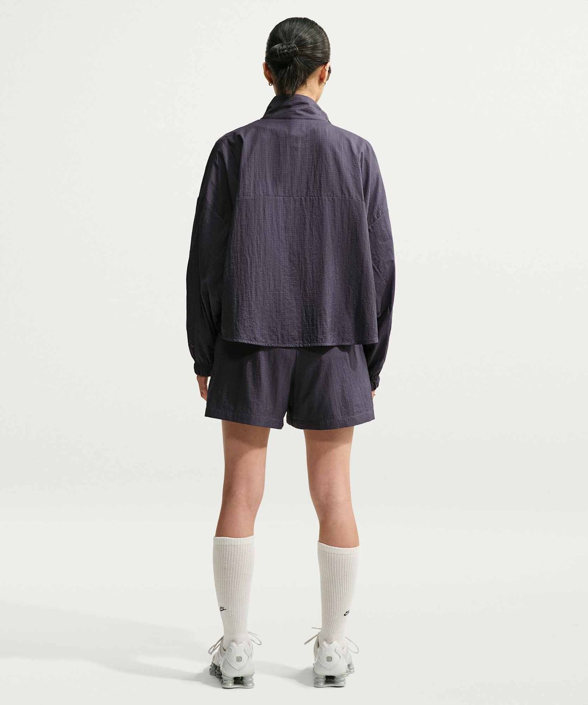 나이키(NIKE) 스포츠웨어 루즈 핏 하이웨이스트 경량 립스탑 쇼츠 W - 그리드아이언 / IF0564-013