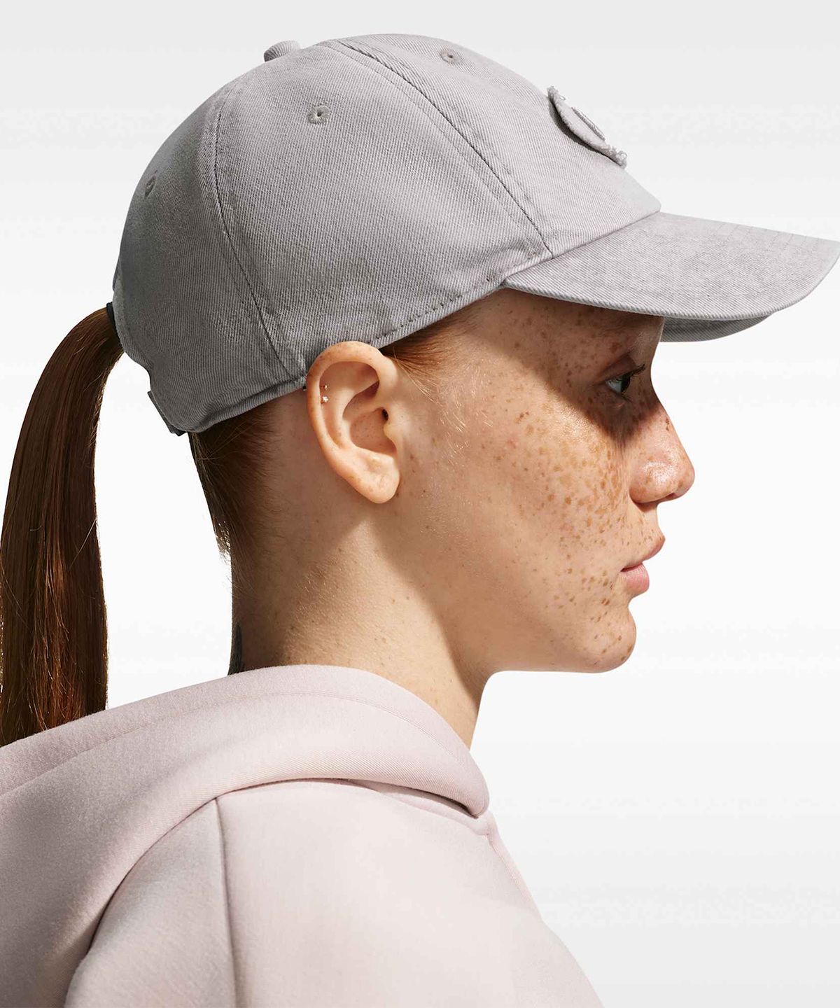 나이키(NIKE) 클럽 언스트럭처 데님 패치 캡 - 칼리지 그레이 / IH8777-009