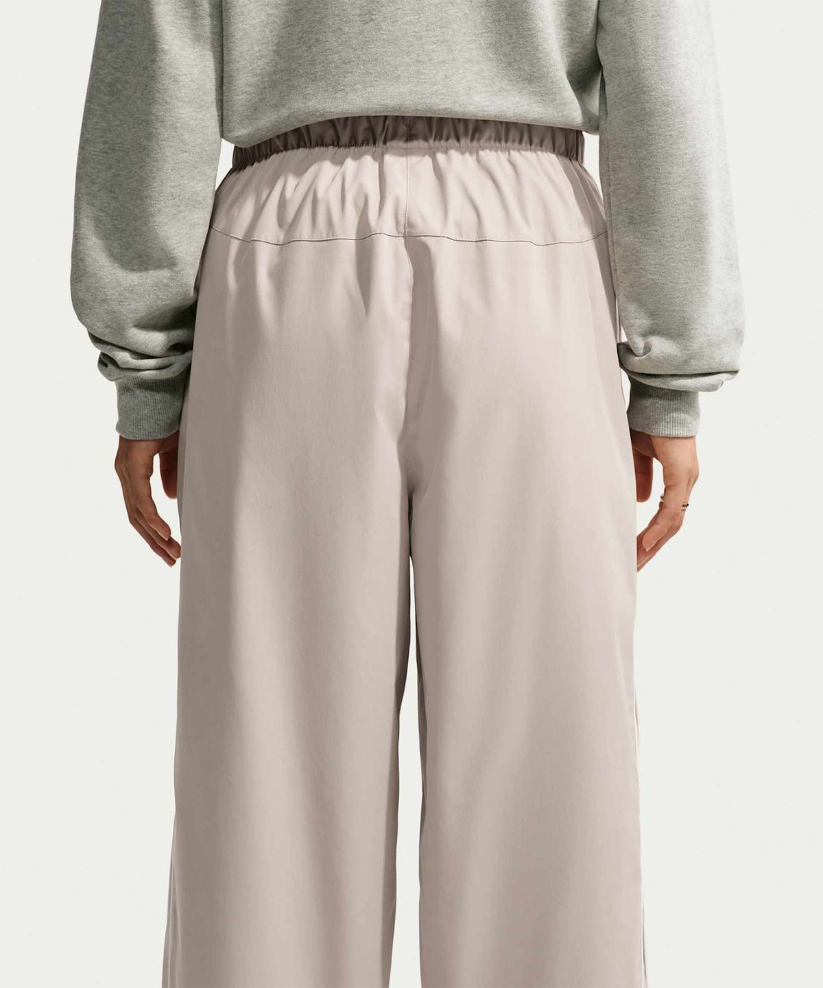 나이키(NIKE) 스포츠웨어 루즈 핏 하이웨이스트 트랙 팬츠 W - 크림 II:화이트 / IQ3167-236