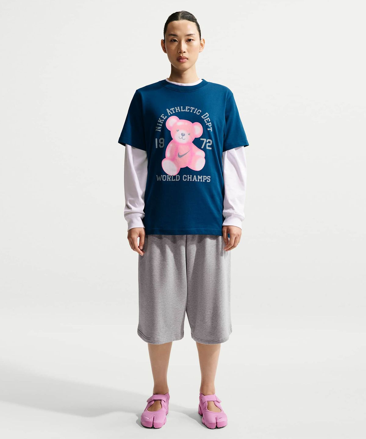 나이키(NIKE) 스포츠웨어 티셔츠 W - 발레리안 블루 / IW0877-495