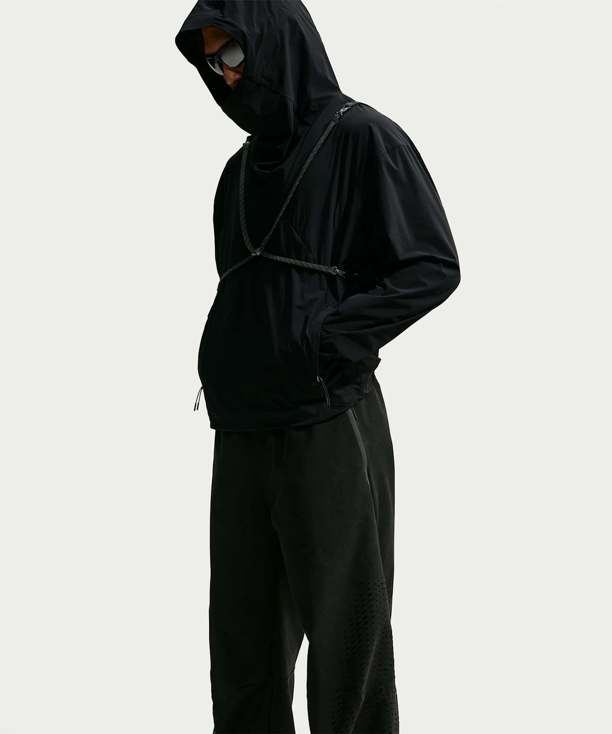나이키(NIKE) 테크 헬리오스 드라이 핏 컨버터블 풀오버 탑 M - 블랙:앤트러사이트:블랙 / IF1271-043