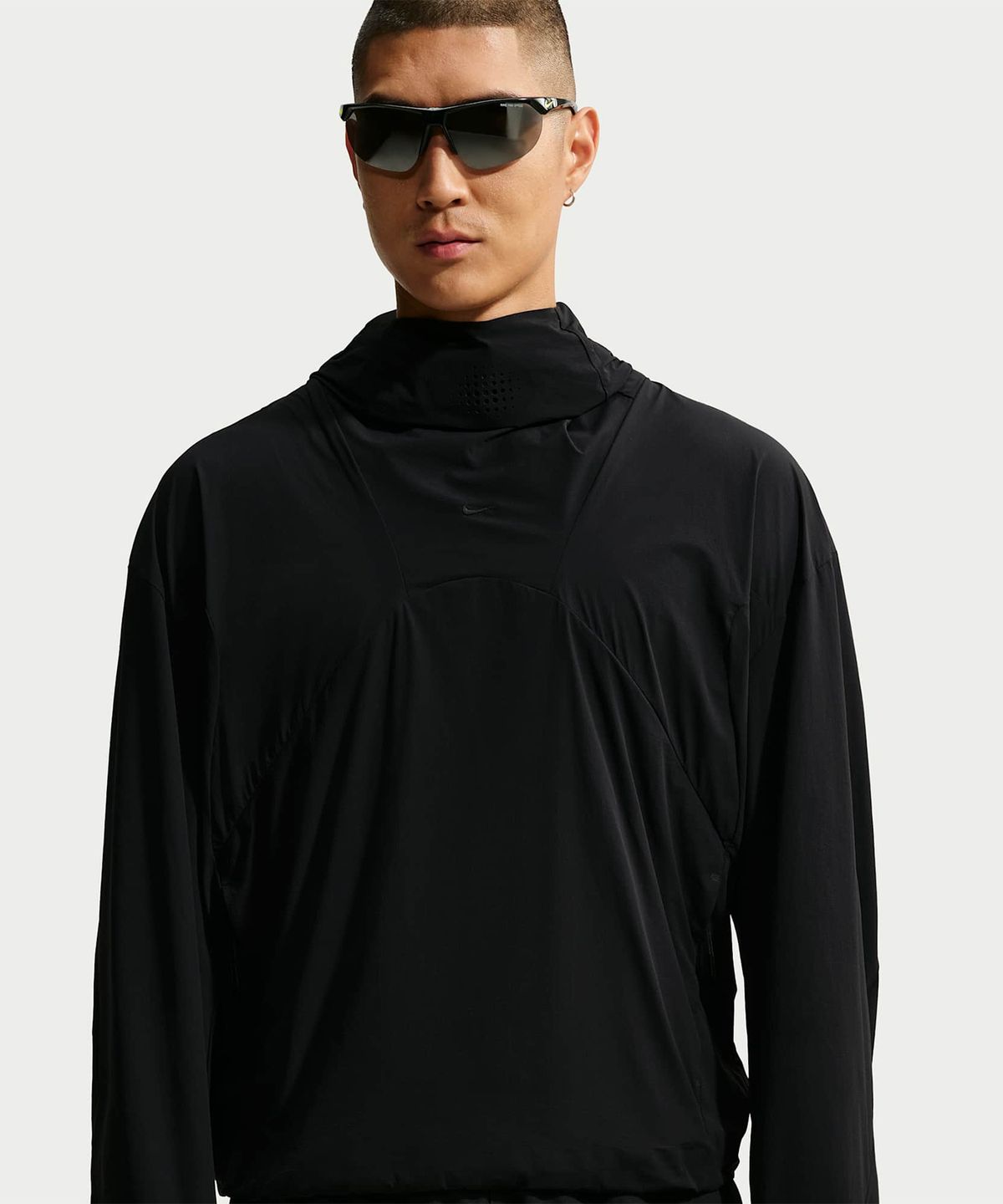 나이키(NIKE) 테크 헬리오스 드라이 핏 컨버터블 풀오버 탑 M - 블랙:앤트러사이트:블랙 / IF1271-043