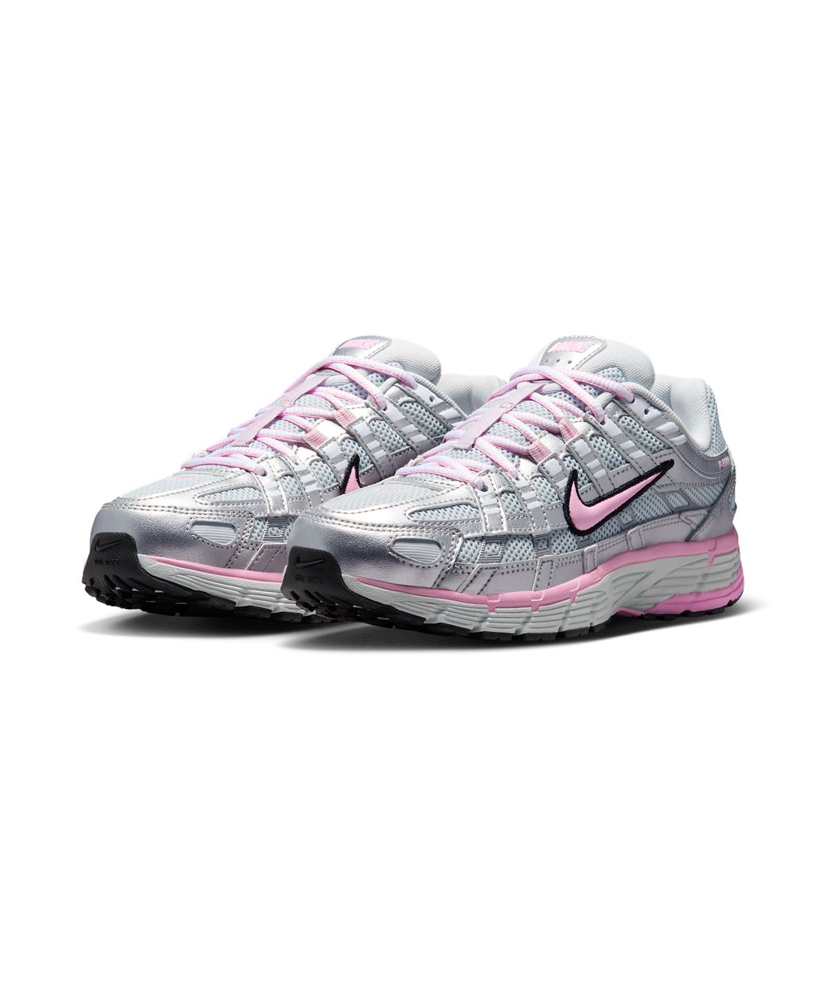 나이키(NIKE) P-6000 W - 퓨어 플래티넘:메탈릭 실버:블랙:핑크 라이즈 / BV1021-020