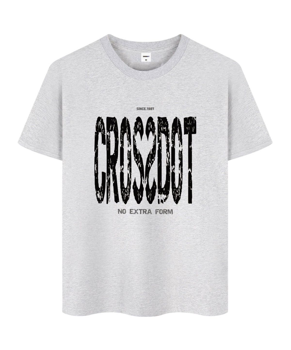크로스닷(CROSSDOT) 타이포그래픽 반팔 티셔츠 10 Color [CRSE_9103]