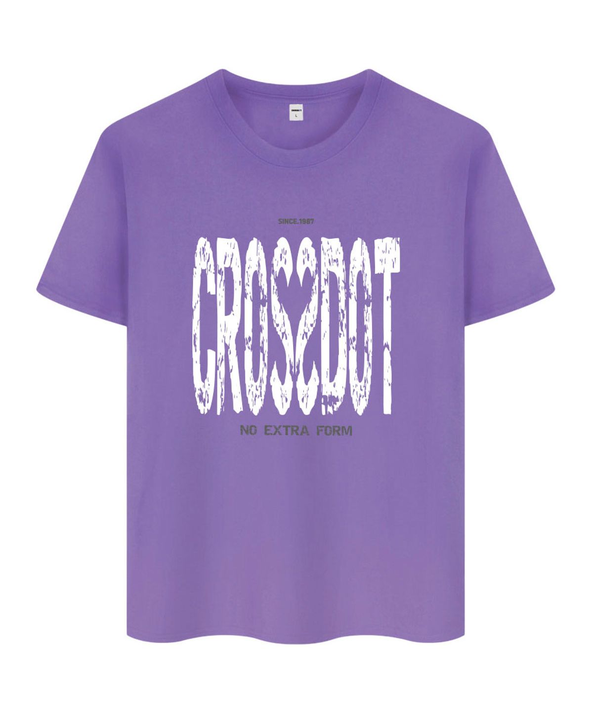 크로스닷(CROSSDOT) 타이포그래픽 반팔 티셔츠 10 Color [CRSE_9103]