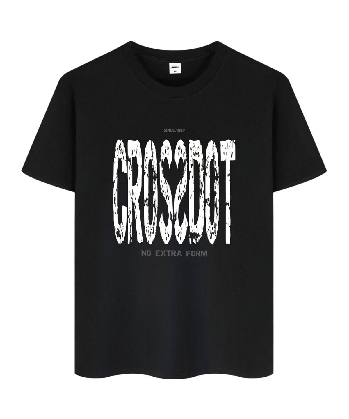 크로스닷(CROSSDOT) 타이포그래픽 반팔 티셔츠 10 Color [CRSE_9103]