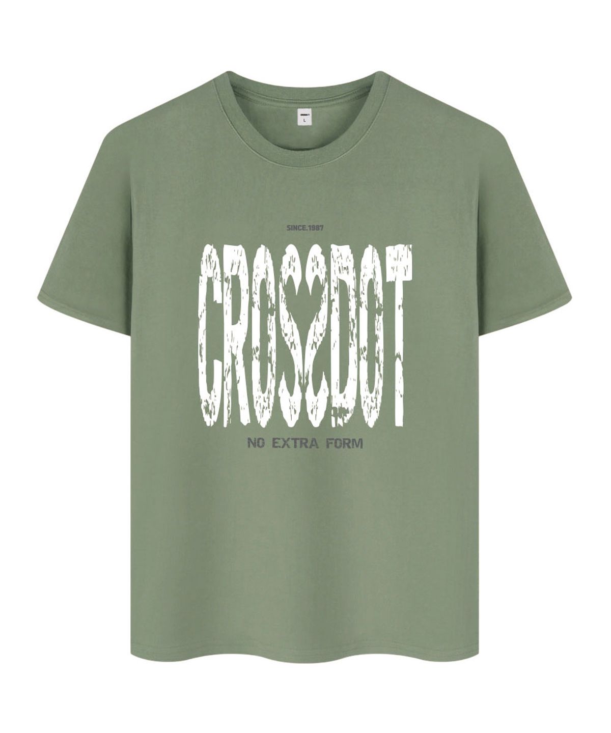크로스닷(CROSSDOT) 타이포그래픽 반팔 티셔츠 10 Color [CRSE_9103]