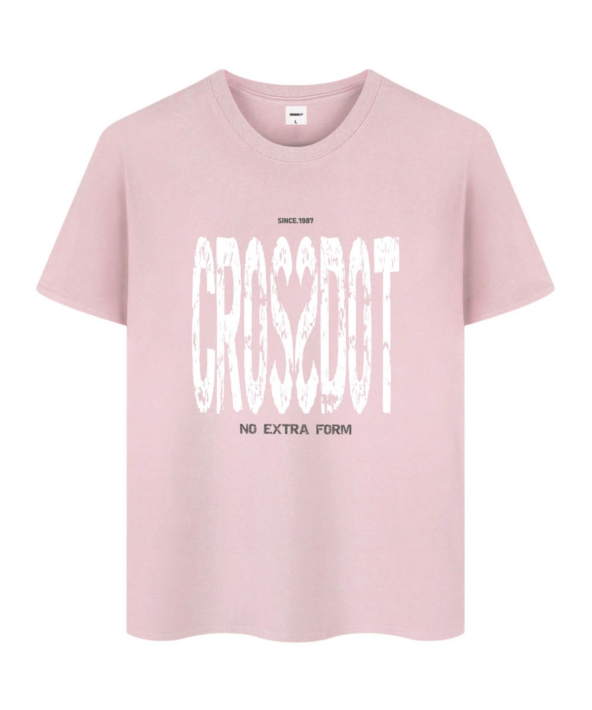 크로스닷(CROSSDOT) 타이포그래픽 반팔 티셔츠 10 Color [CRSE_9103]