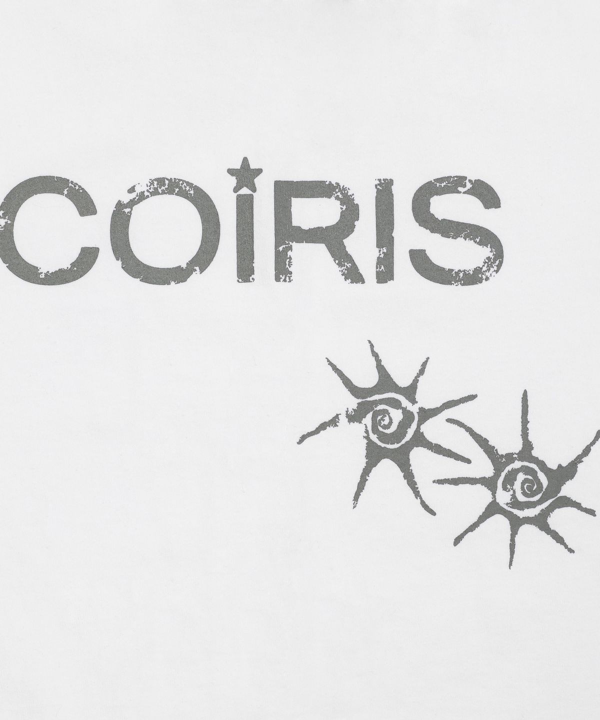 코이리스(COIRIS) 드렌 백 더티 로고 반팔 티 (2컬러)