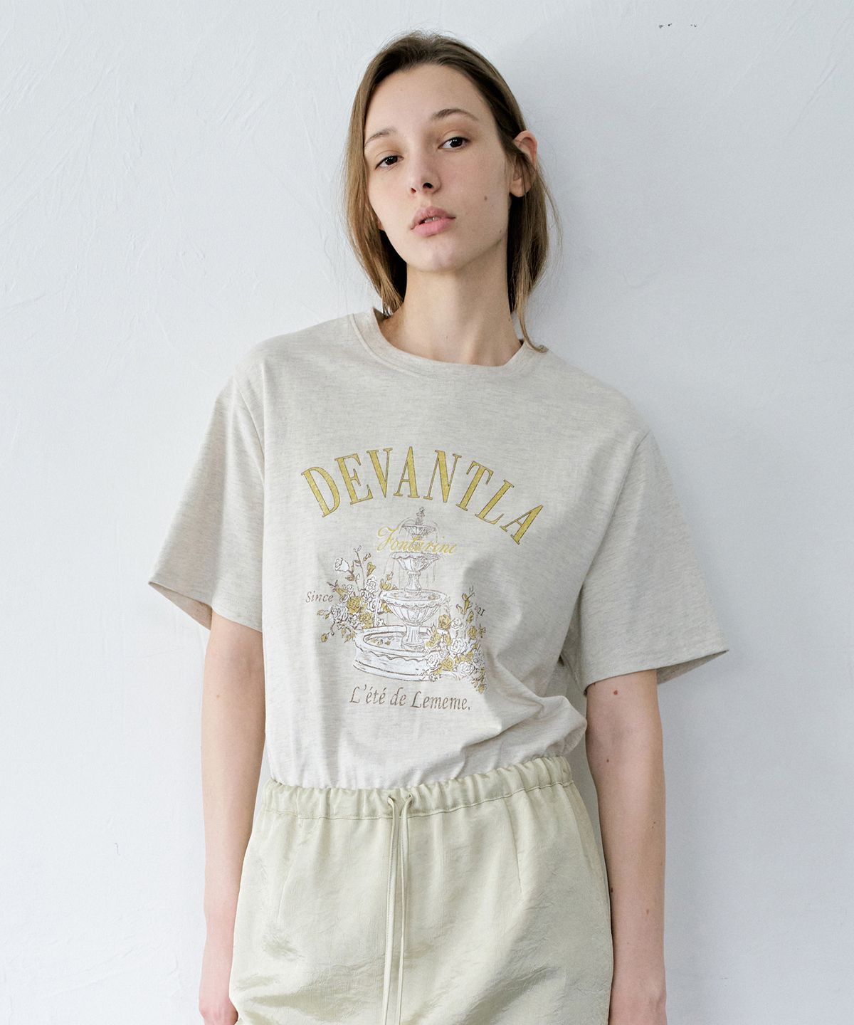 르메메(LEMEME) Jardin Ete Graphic T-Shirt_2color