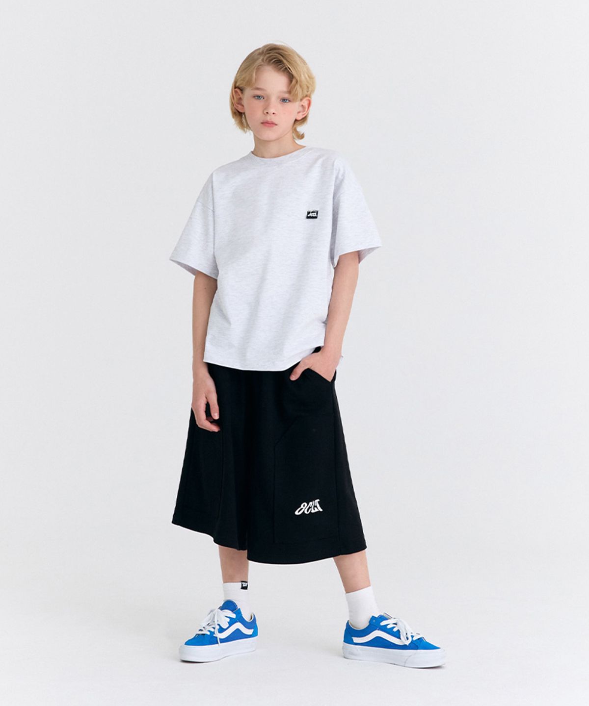 오실롯 주니어(OCELOT JUNIOR) [SET] F30F14 포인트 데일리버뮤다 (라그/블랙)