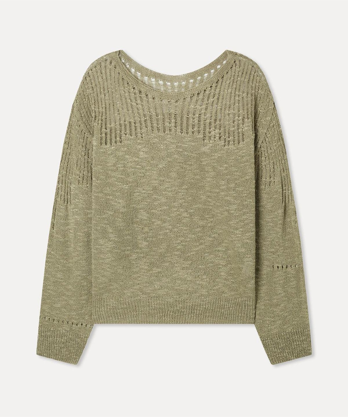 미쏘(MIXXO) 데미지 포인트 니트_MIWKAG735T