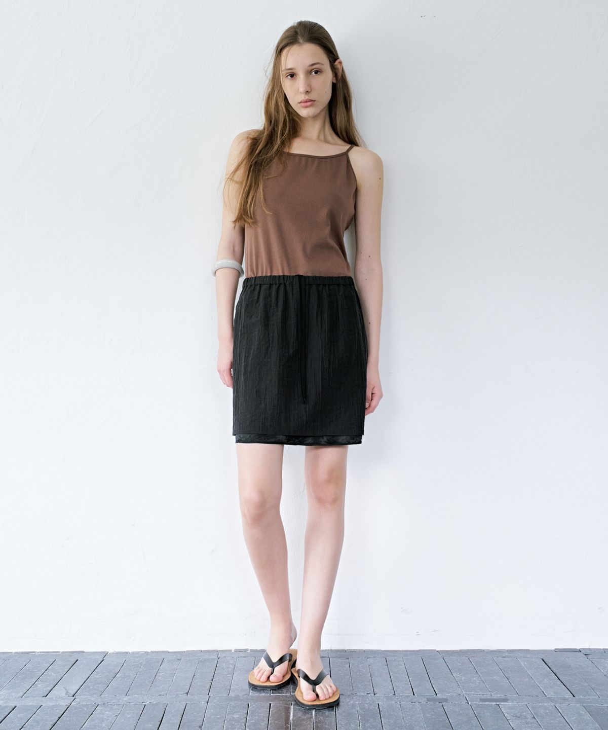 르메메(LEMEME) Duo Reversible Mini Skirt_2colors
