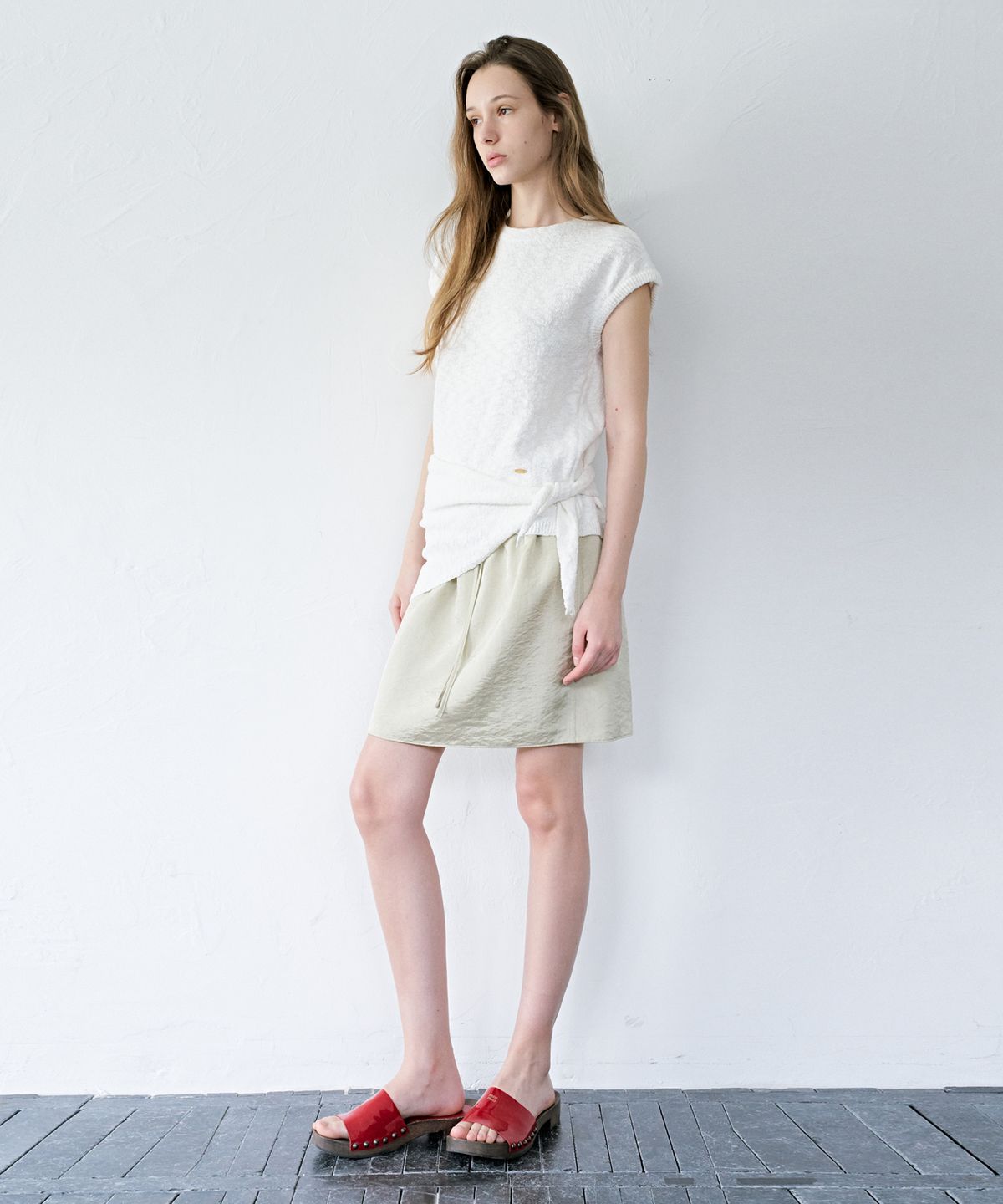 르메메(LEMEME) Duo Reversible Mini Skirt_2colors