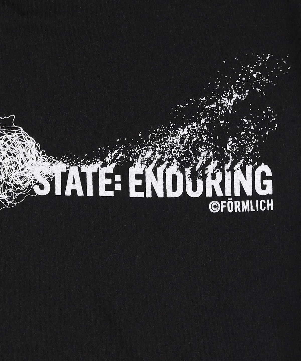 폼리쉬(FORMLICH) T-SHIRT / BLACK [TYPE 001]