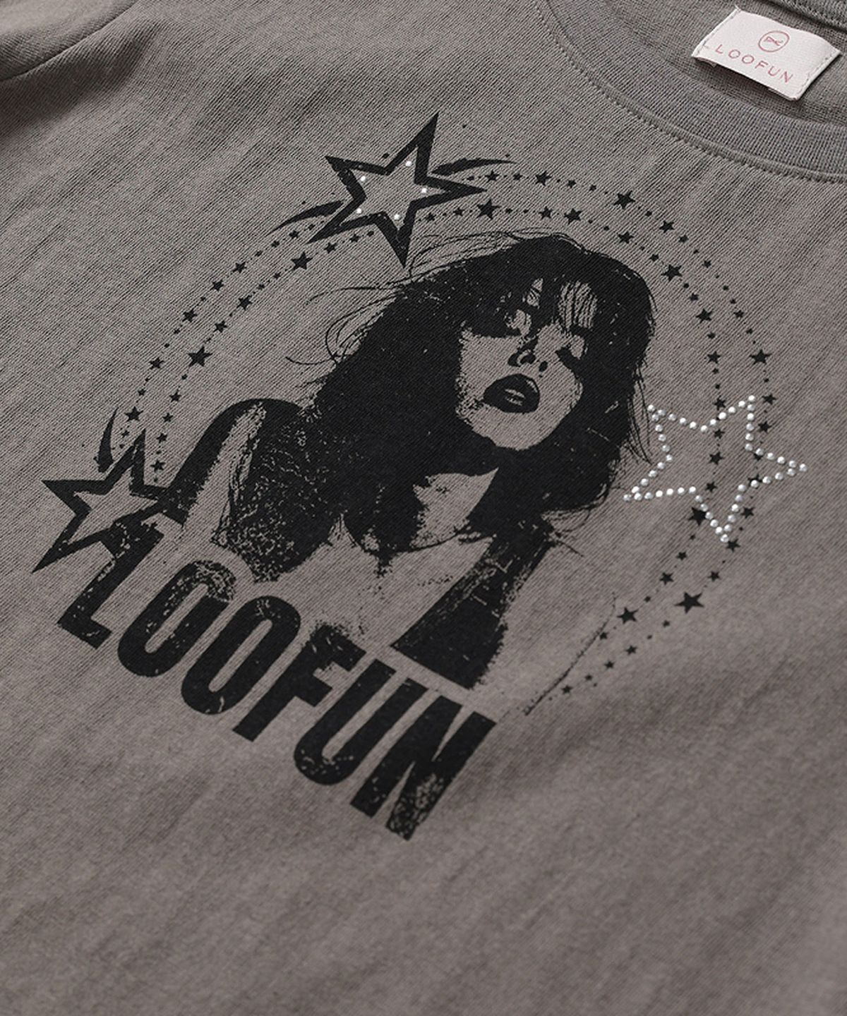 루펀(LOOFUN) Mystic Starlet Tee / 미스틱 스탈렛 티 [Gray]