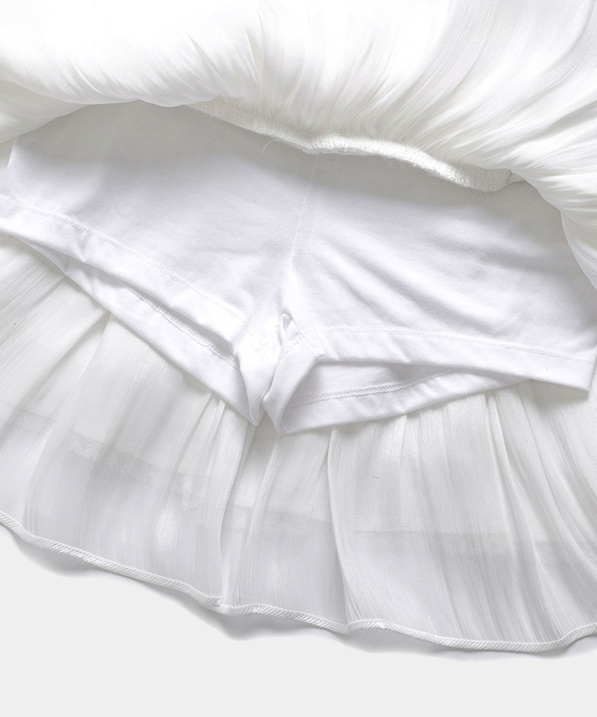 루펀(LOOFUN) Frill Cancan Skirt / 프릴 캉캉 스커트 [White]
