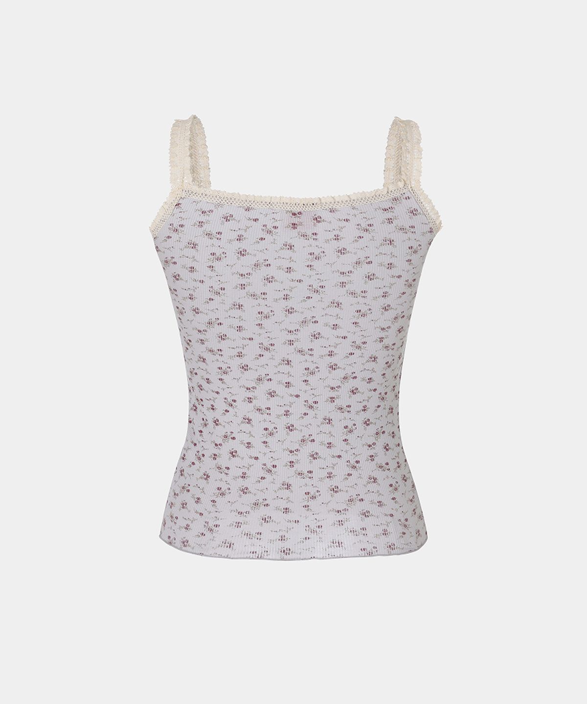 루펀(LOOFUN) Lace Trim Sleeveless / 레이스 트림 슬리브리스 [Gray]
