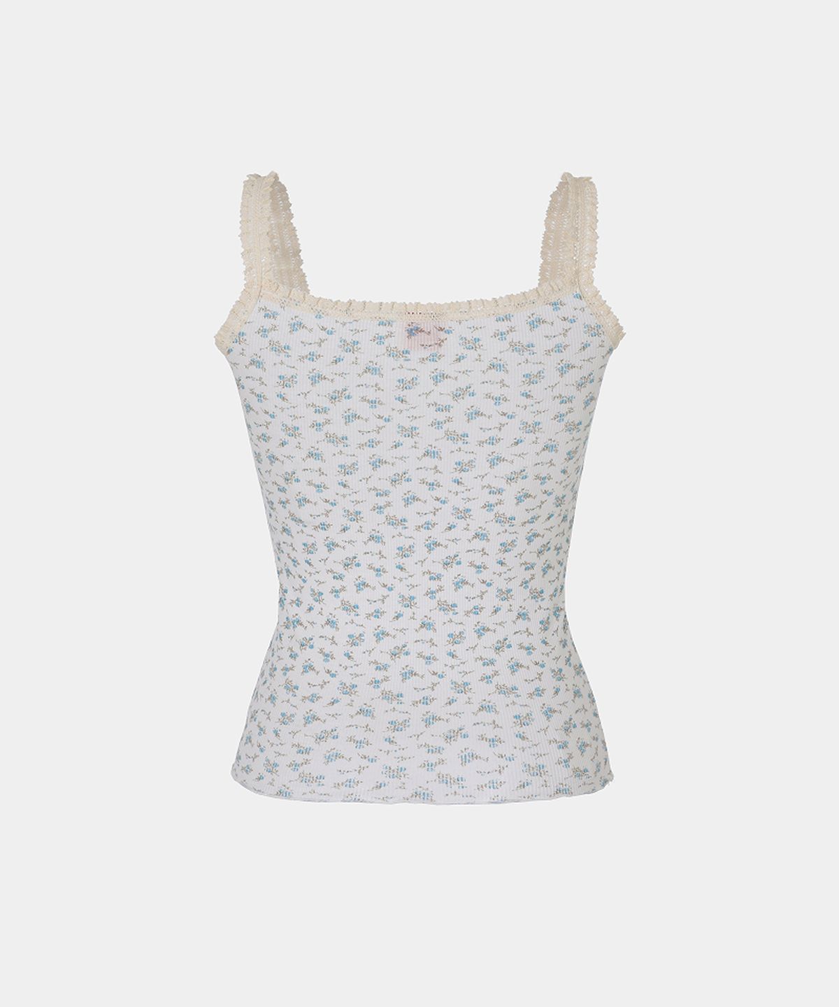루펀(LOOFUN) Lace Trim Sleeveless / 레이스 트림 슬리브리스 [White]