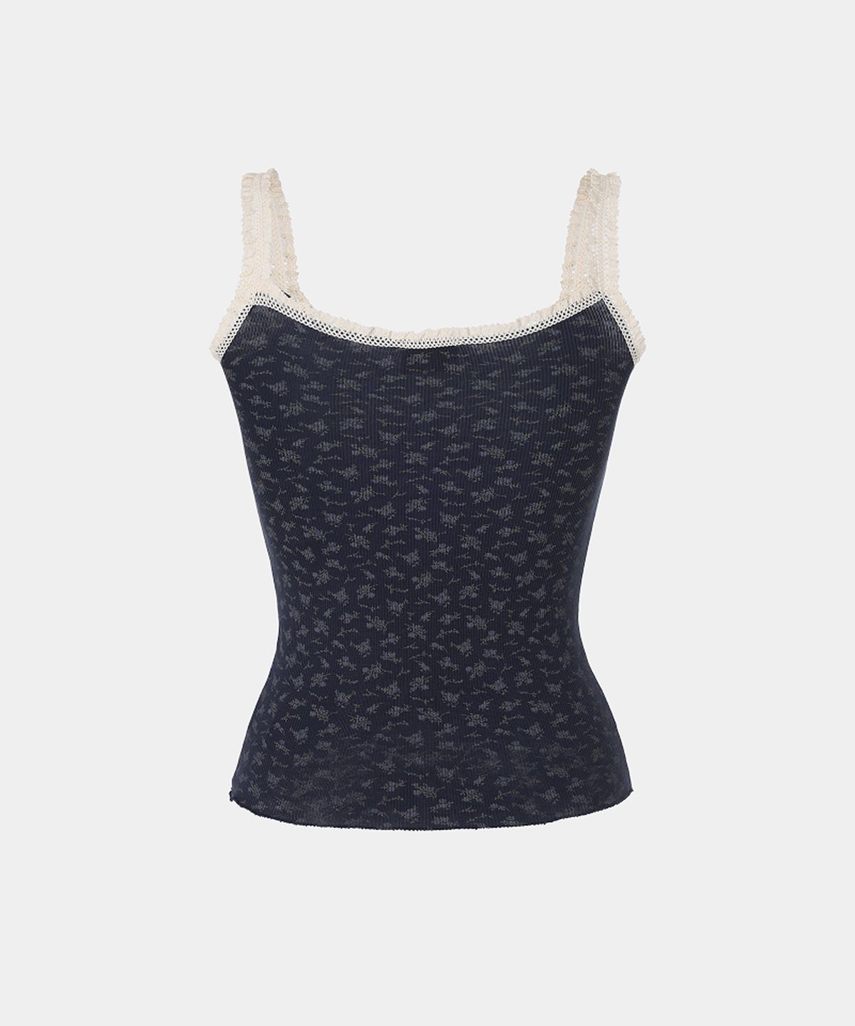 루펀(LOOFUN) Lace Trim Sleeveless / 레이스 트림 슬리브리스 [Navy]