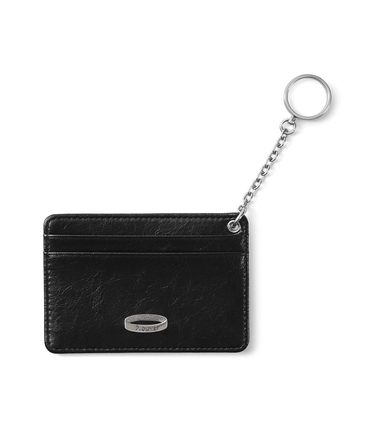 프루베(PROUVE) PR RING ZIP CARD HOLDER - BLACK