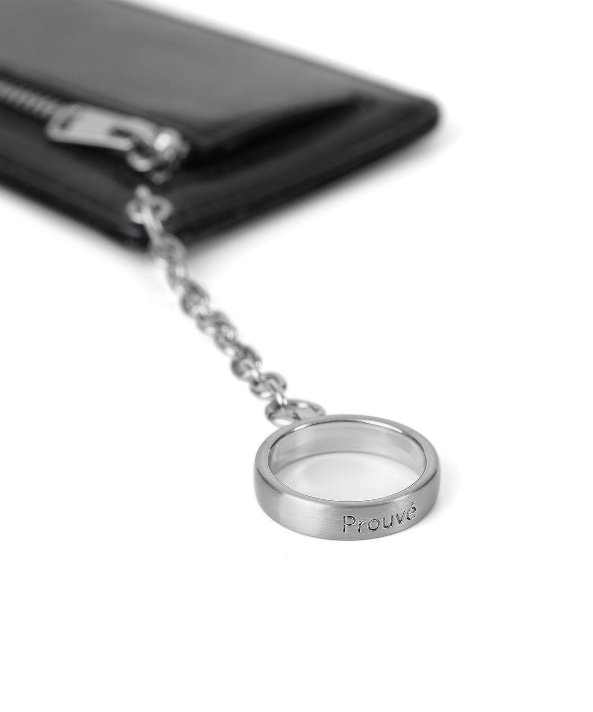 프루베(PROUVE) PR RING ZIP CARD HOLDER - BLACK
