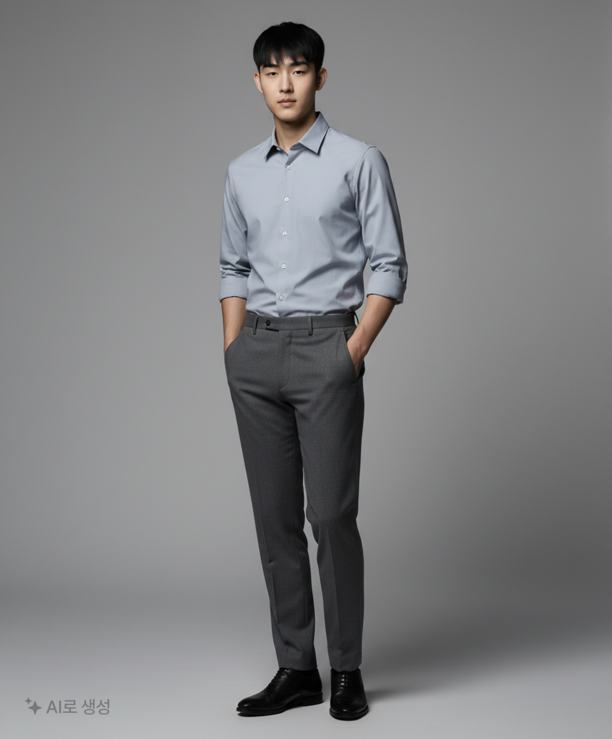 앤드지(AND Z) [앤드지]사방스판 릴렉스핏 셔츠_BLC2WC1502 105