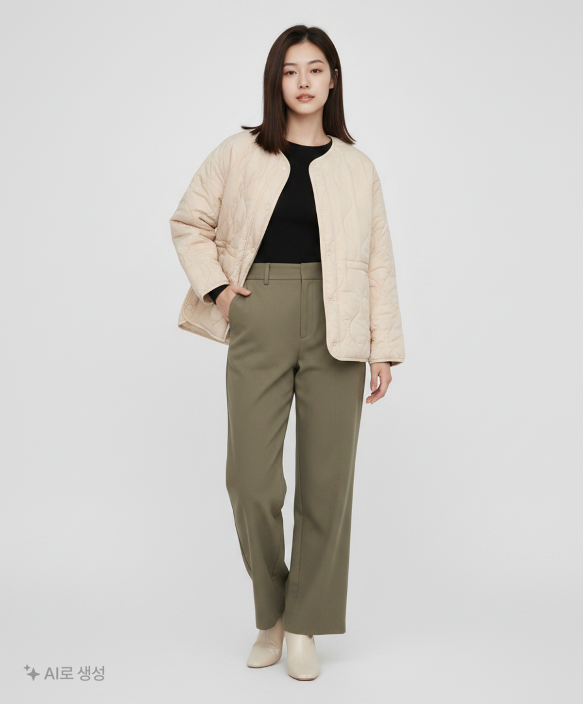 폴햄(POLHAM) 숏 패딩/숏 헤비 아우터 S