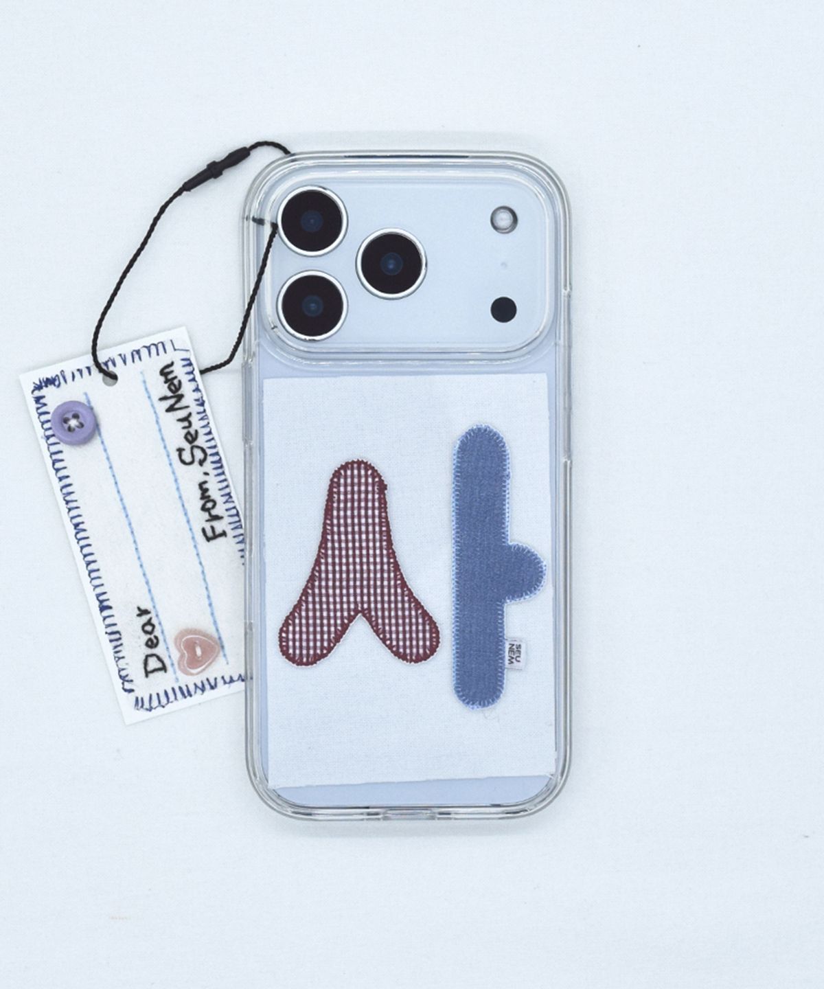 세컨드유니크네임(SECOND UNIQUE NAME) SUN CASE CLEAR GRAPHIC PATCH 사랑