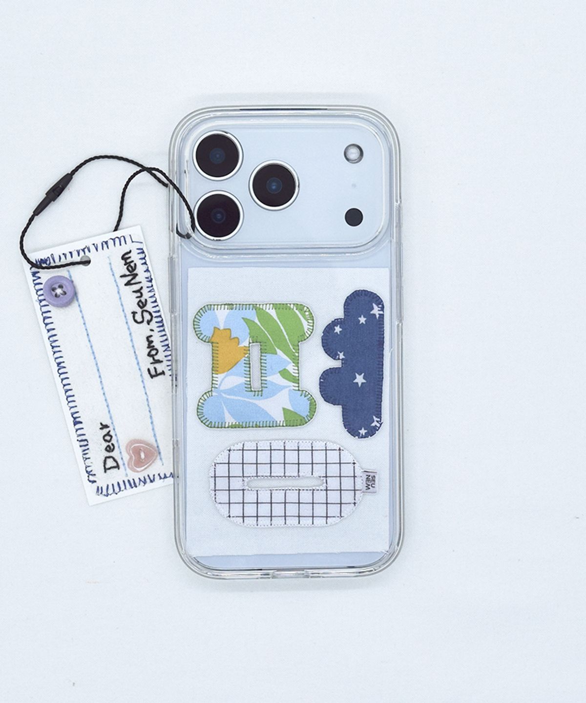 세컨드유니크네임(SECOND UNIQUE NAME) SUN CASE CLEAR  GRAPHIC PATCH 평화
