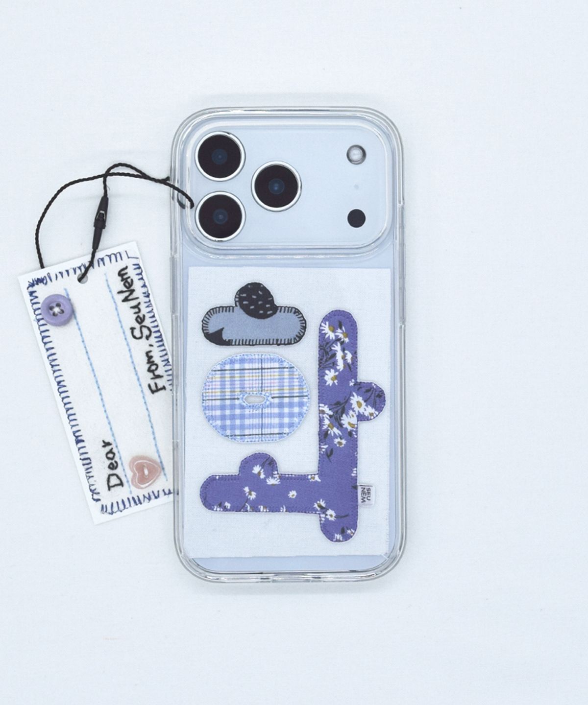 세컨드유니크네임(SECOND UNIQUE NAME) SUN CASE CLEAR  GRAPHIC PATCH 평화