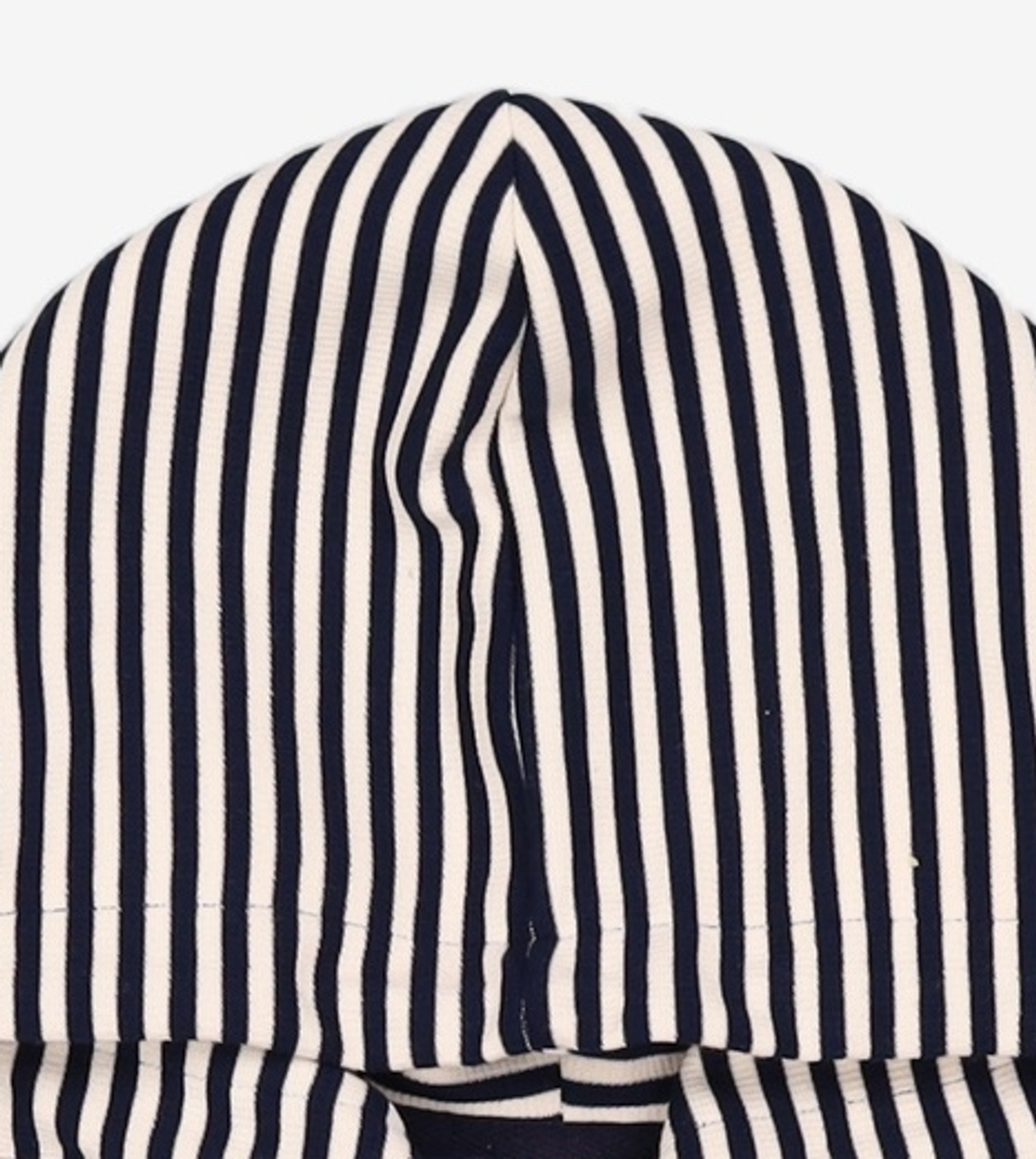 꼬모니노즈(COMONINOZ) W STRIPE HOOD ZIP-UP [NAVY] FREE