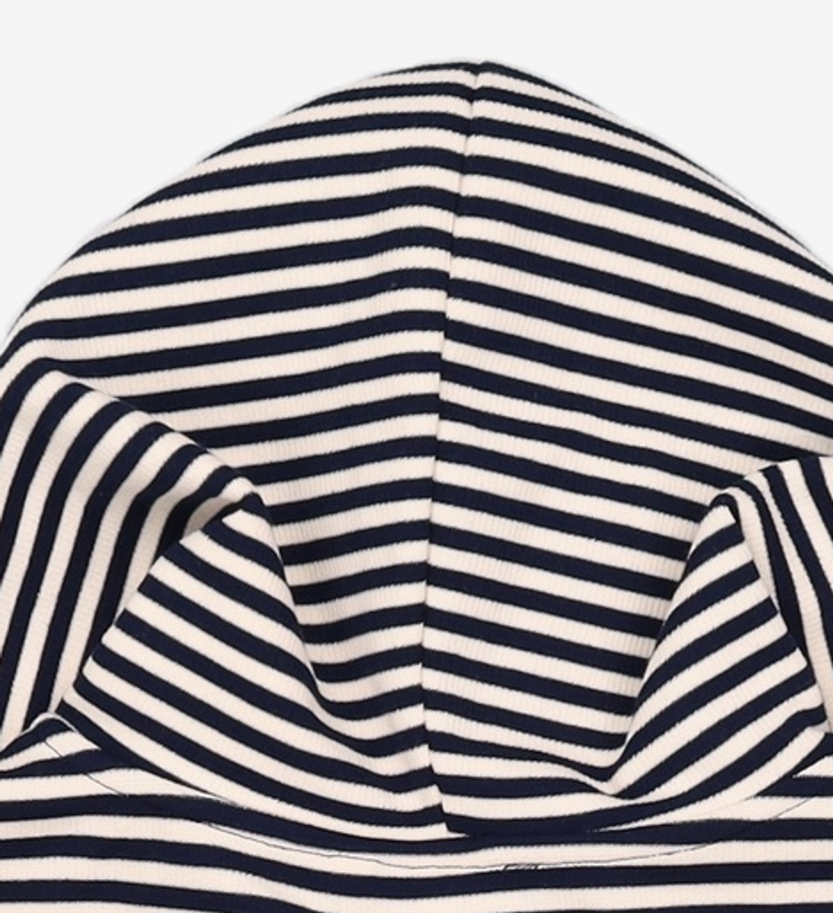 꼬모니노즈(COMONINOZ) W STRIPE HOOD ZIP-UP [NAVY] FREE