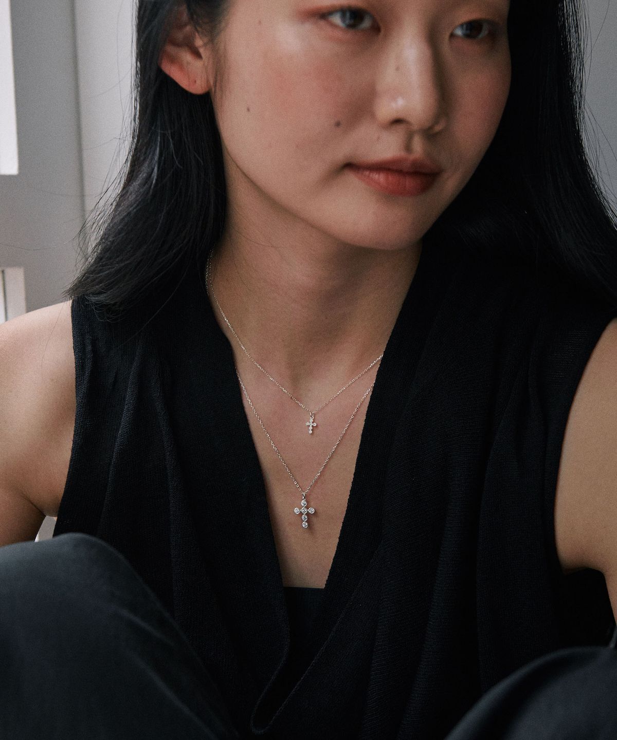 베흐트(VERTE) [925 silver] Un.silver.216 / ronde aube dew necklace