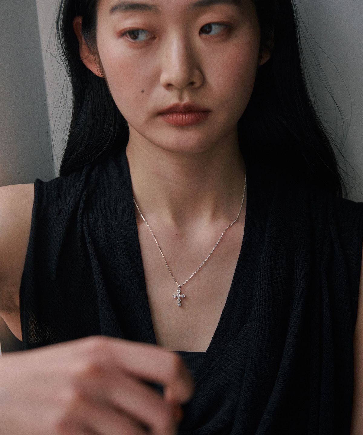 베흐트(VERTE) [925 silver] Un.silver.217 / gross ronde aube dew necklace
