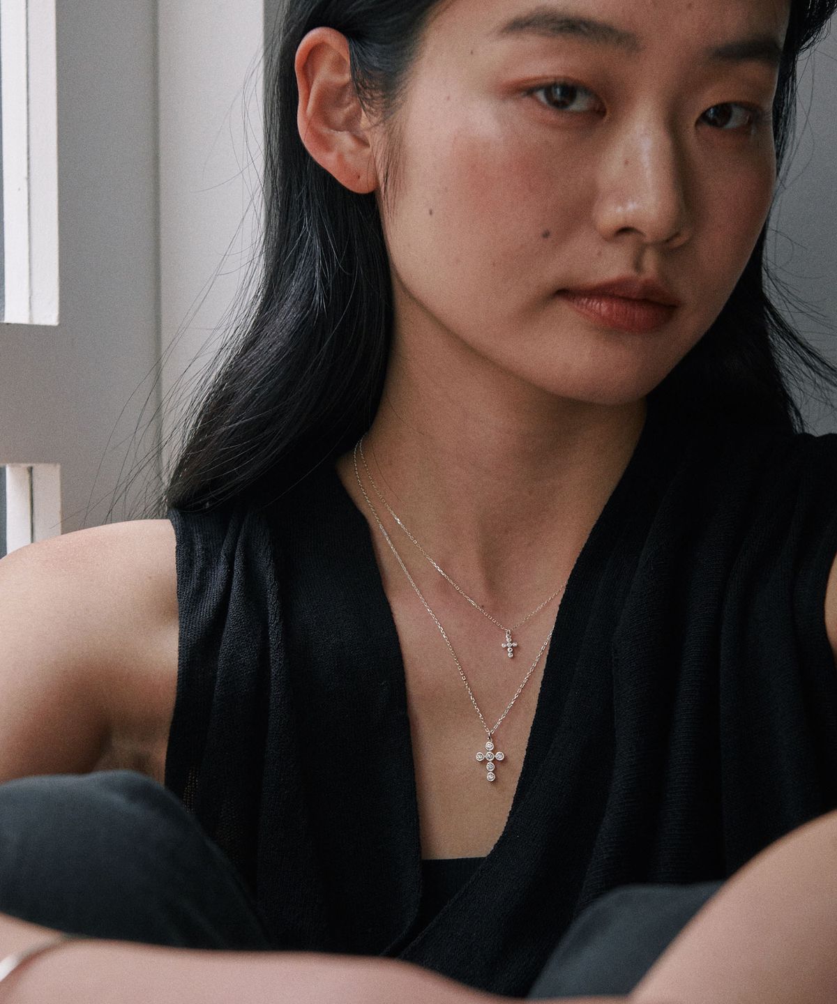 베흐트(VERTE) [925 silver] Un.silver.217 / gross ronde aube dew necklace