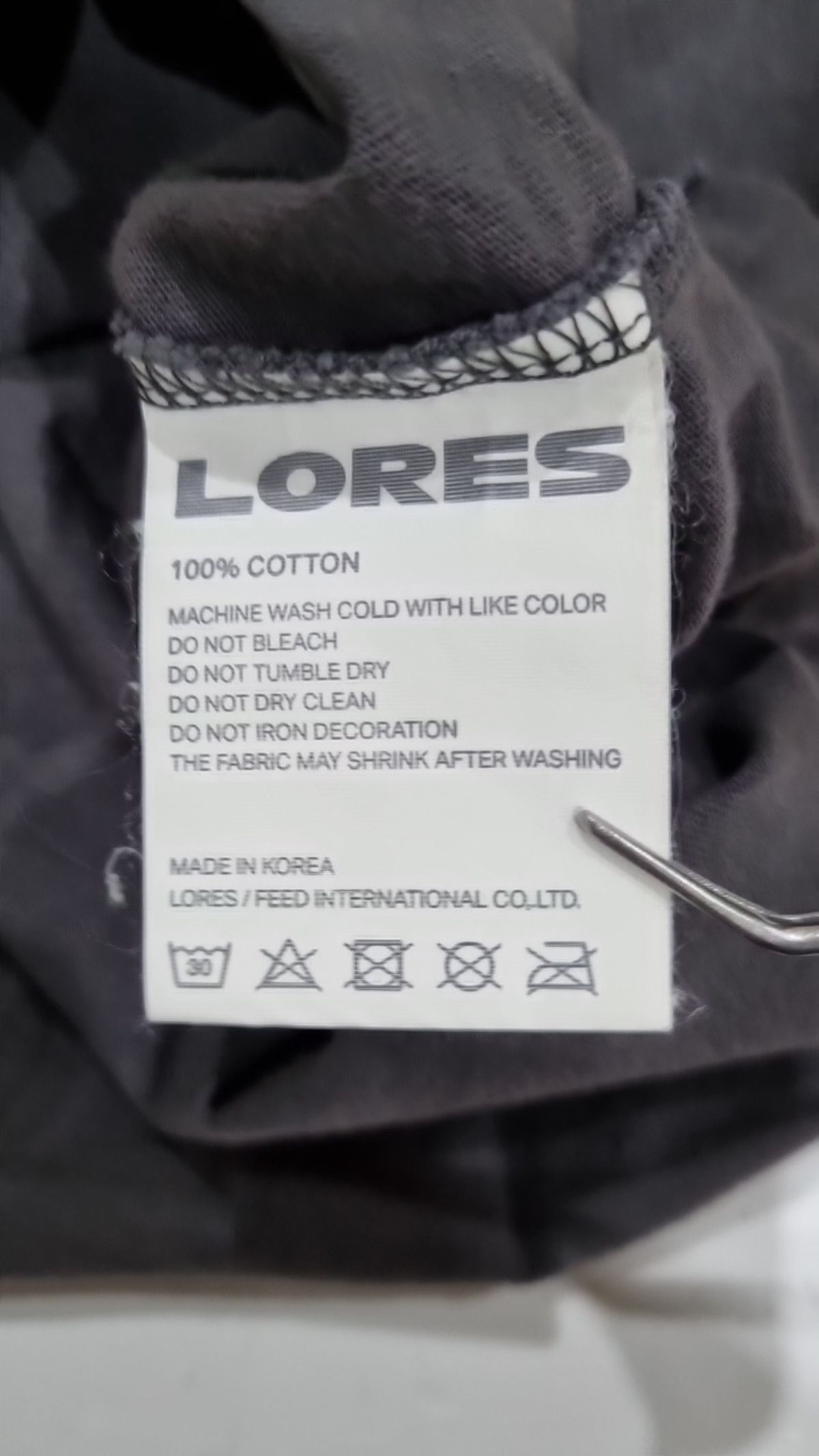 로어즈(LORES) 반소매 티셔츠 L